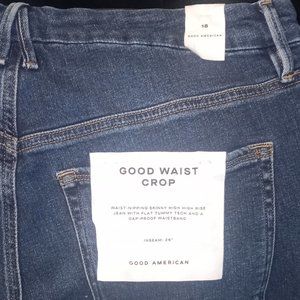 Good American Good Waist Crop